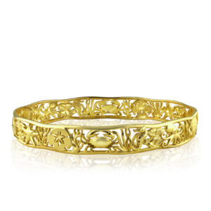 10mm Gold Reef Life Bangle