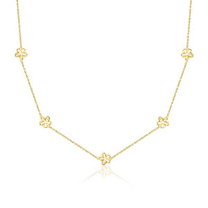 Plumeria Float Necklace with Adjustable Chain