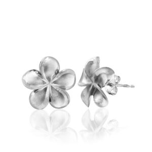 Plumeria Stud Earrings