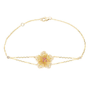 Ombre Hibiscus Bracelet