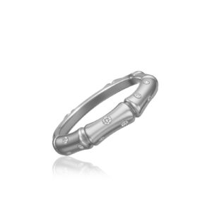 Bamboo Diamond Ring
