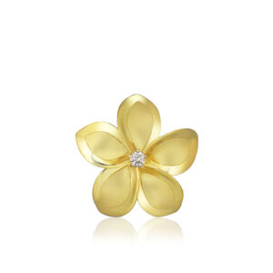 Queen Plumeria Diamond Pendant 24mm