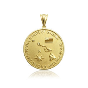 Hawaii Gold Coin Pendant