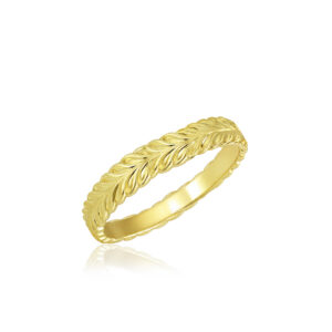 Maile Scallop Ring