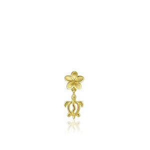 Honu Plumeria Dangle Pendant