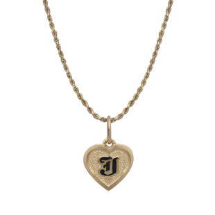 Hawaiian Initial Pendant #CJ-P0039-Y14K