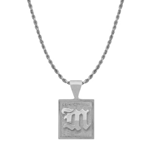 Hawaiian Initial Pendant #CJ-P0037-W18K